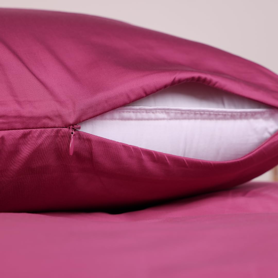 THE LAD COLLECTIVE Pillowcase Set, Custom Blend, Soft, Comfortable, Temperature Regulating, & Easy-to-Use - (XL, Aspen)