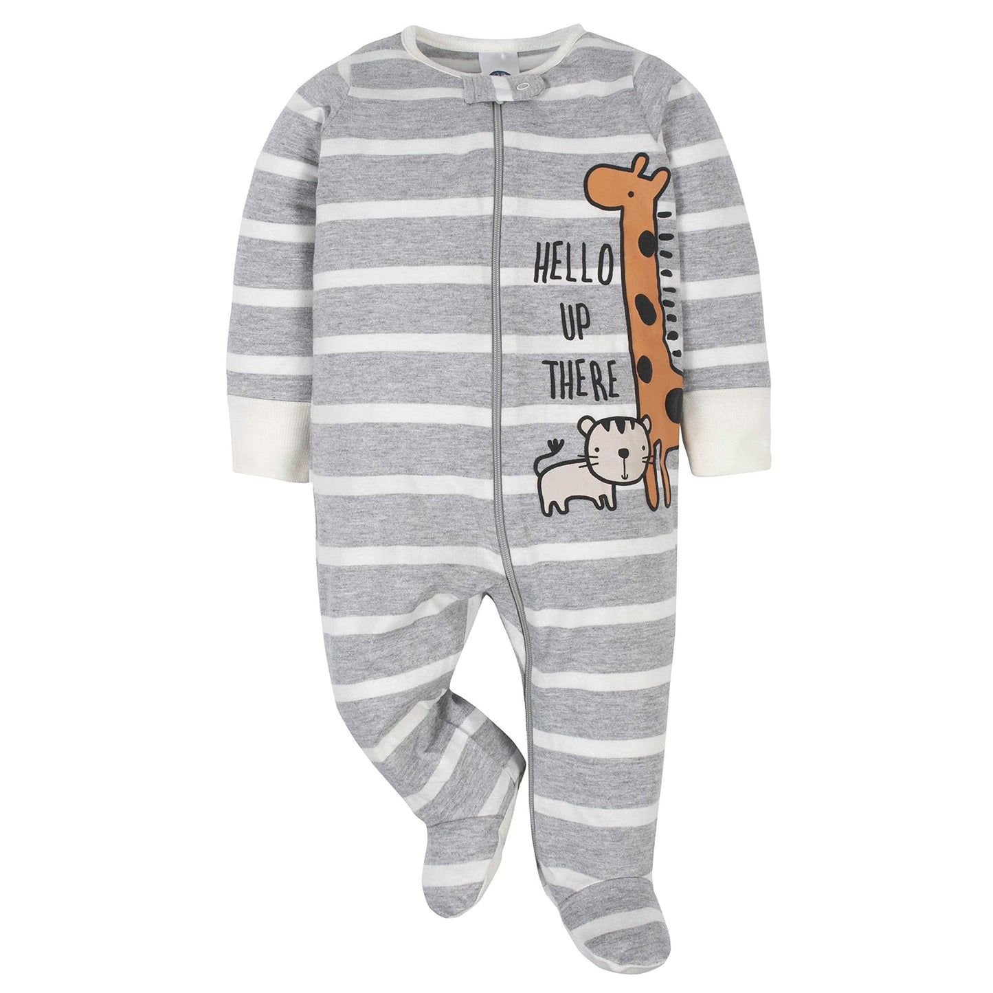 Gerber Baby Boys' 4 Pack Sleep 'N Play Footie, Jungle Blue, 3-6 Months