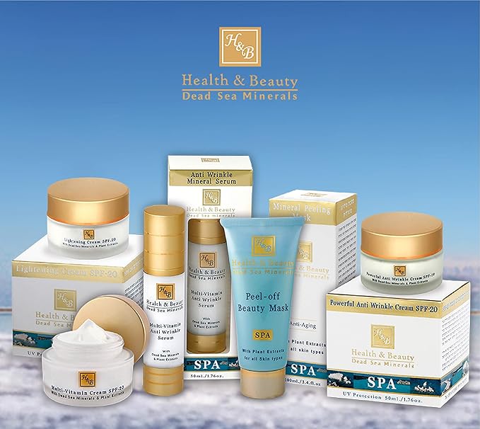 H&B After Shave Balm Face Moisturizer For Men Dead Sea 150ml