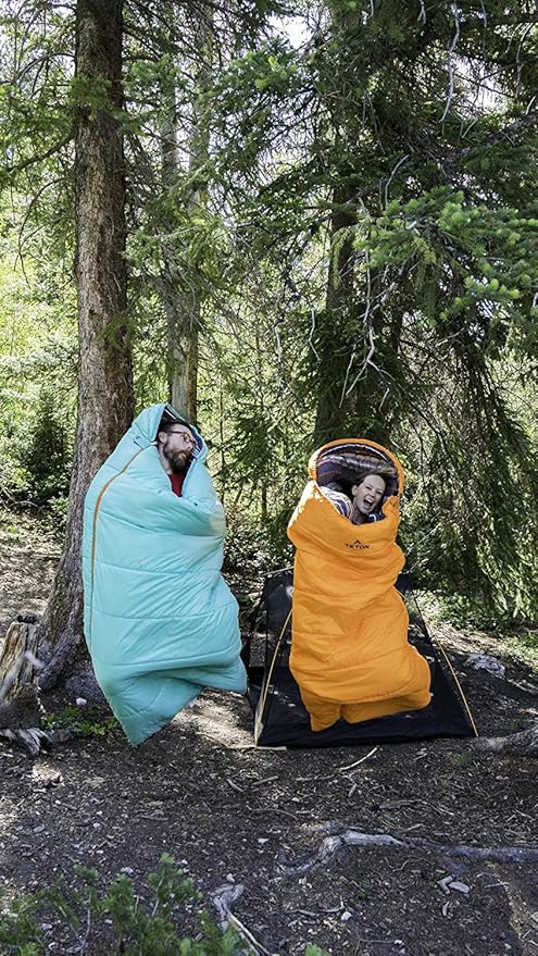 Teton Celsius Regular, -25F, 20F, 0F Degree Sleeping Bags, All Weather Bag for Adults and Kids, Camping Made Easy and Warm, Travel Sack Included