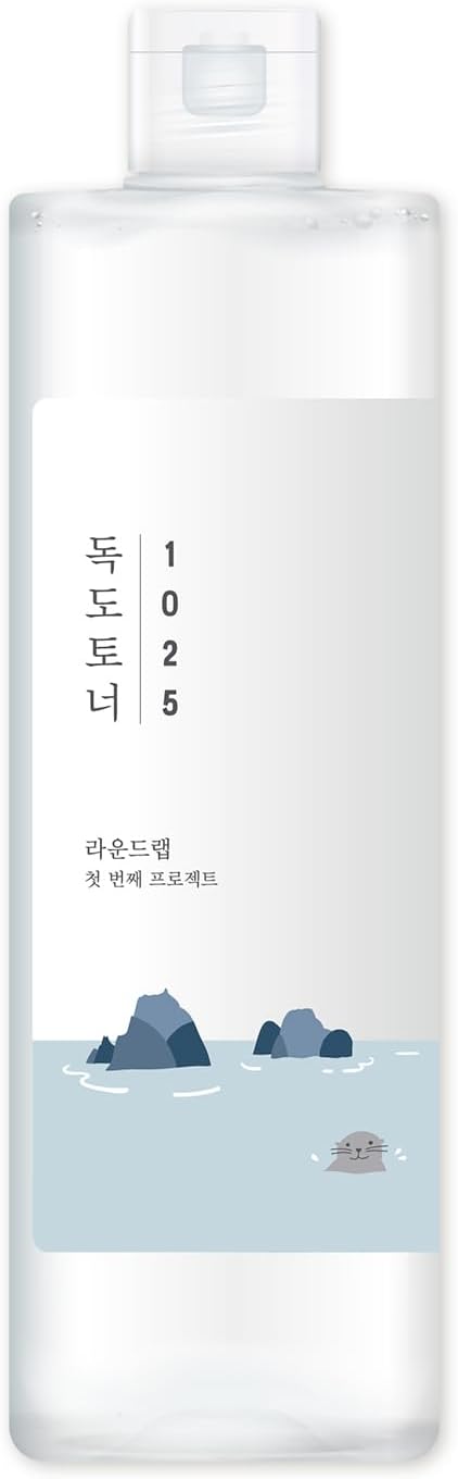 ROUND LAB Dokdo Toner/Exfoliating, Hydrating, Watery Type Toner (500ml)