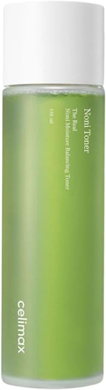 celimax Noni Moisture Balancing Toner | with Noni Extract, Facial Astringent, Hydrating, Exfoliating, for Sensitive Dry Skin, Fine Lines, Korean Skincare, 150ml