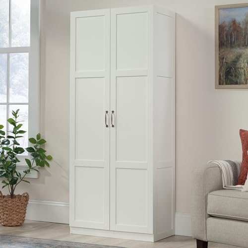 Sauder Select Storage Cabinet/ Pantry cabinets, White finish