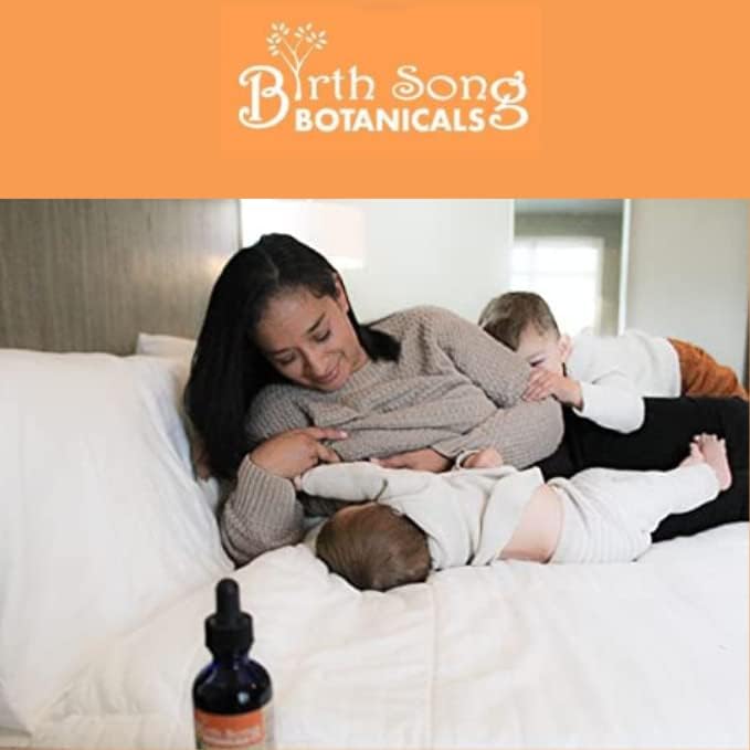 Let There Be Milk! Herbal Breastfeeding Tincture to Support Breast Milk Supply* for Lactating and Pumping Moms with Fenugreek and Goat's Rue, 2oz Bottle