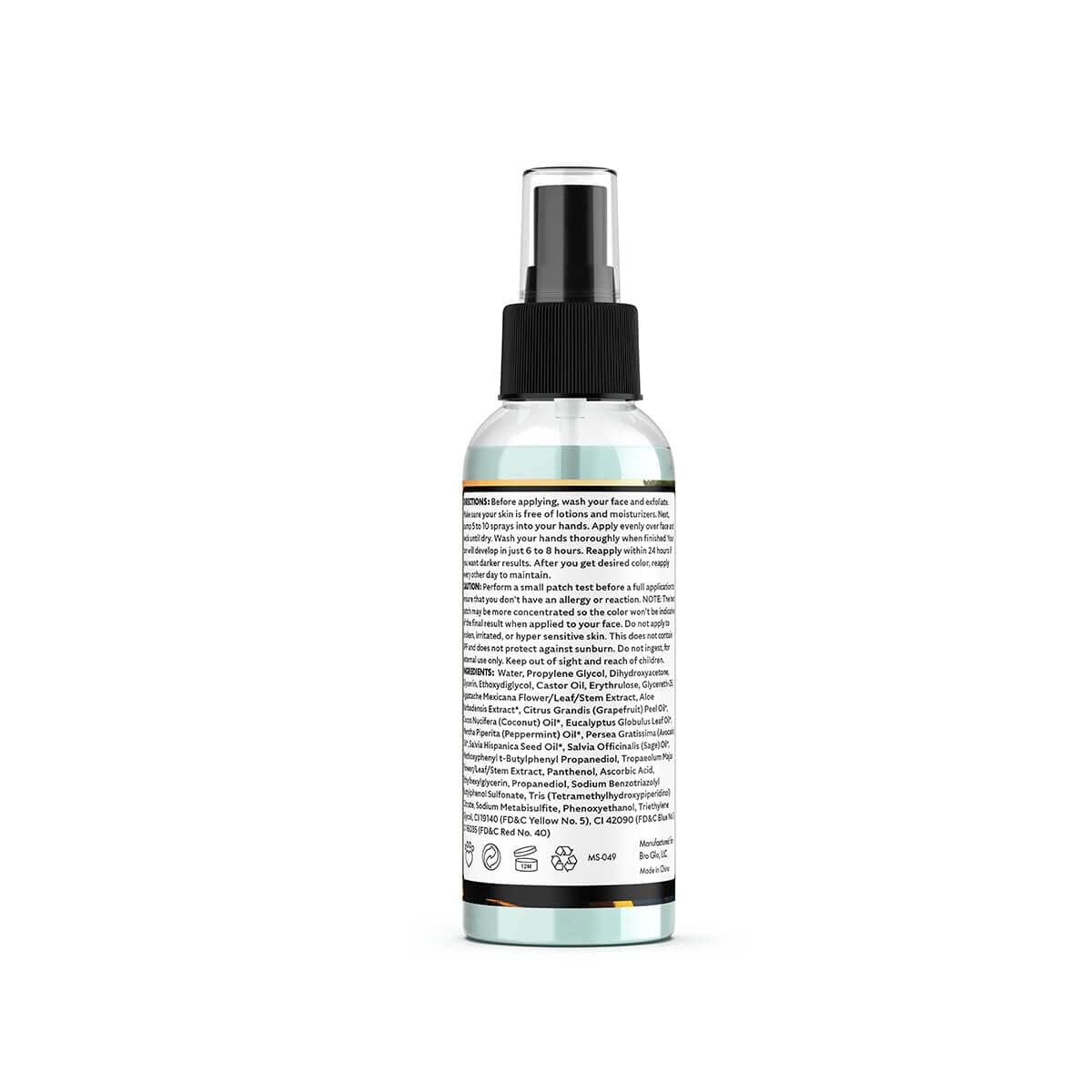 Self Tanner for The Boys - Quick Application Foam Mousse - Easy Sunless Tan For Your Face - Oil Free Water Based for Faster Skin Drying - Natural Sun Kissed Bronze Color Perfect for Men - Beach and Pool Not Required 3.4 FL oz
