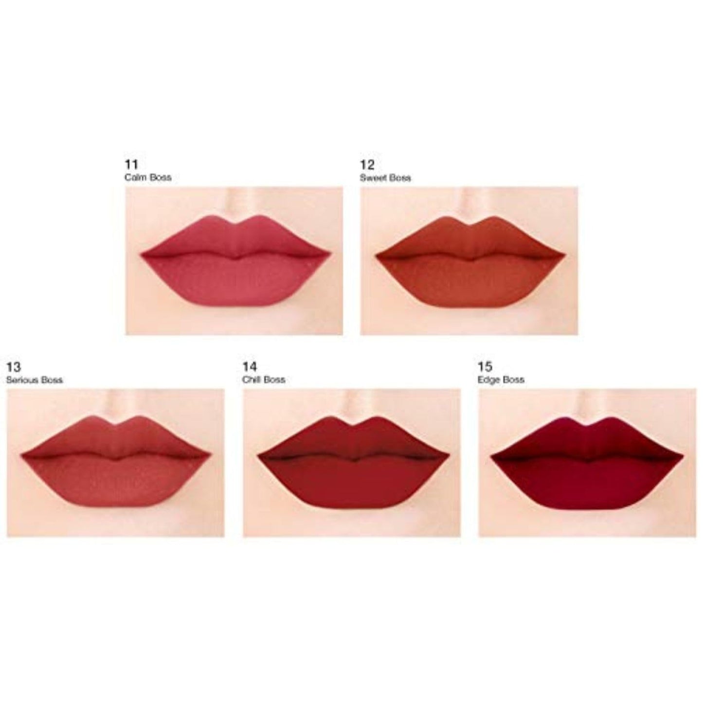 BBIA Last Velvet Lip Tint - Soft & Creamy Matte Finish Lip Stain, Blur Effect with Velvety Texture, Long-Lasting, High Pigment, Lightweight, Non-Drying, Korean Lip Makeup (15 EDGE BOSS)