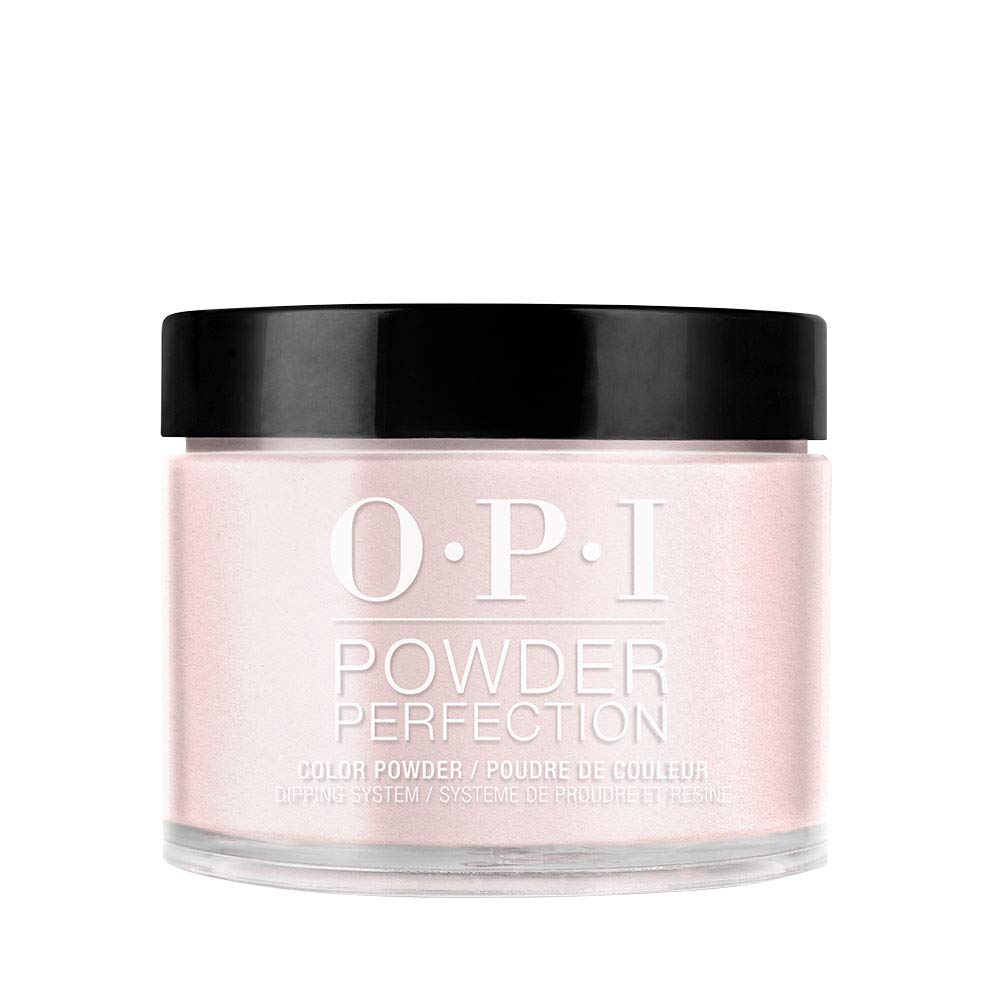 OPI Powder Perfection Let Me Bayou a Drink | Sheer Soft Pink Pearl Nail Dipping Powder | Acrylic Alternative