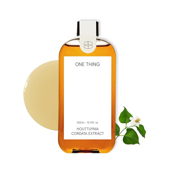 ONE THING Houttuynia Cordata Extract 10 fl oz | Vegan Soothing Calming Hydrating Facial Toner for Oily Acne Prone Skin | Korean Skin Care