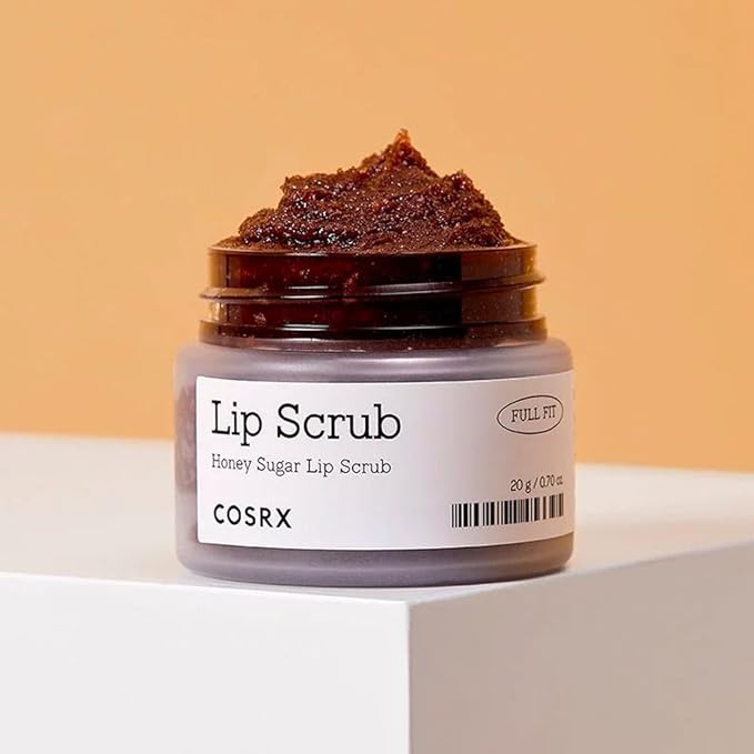 COSRX Lip Care Balm for Dry Chapped Lips, Enriched with Shea Butter, Sleeping Mask, Korean Skin Care, Animal Testing-Free, Artificial Fragrance-Free, Parabens-Free (Lip Scrub)