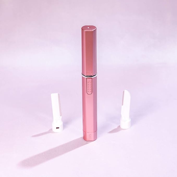 About Face Sonic Beauty Wand - Electric Facial Hair Remover and Bonus Eyebrow Shaper, Ideal for Shaving, Exfoliating and Brow Shaping, Epilator for Men & Women
