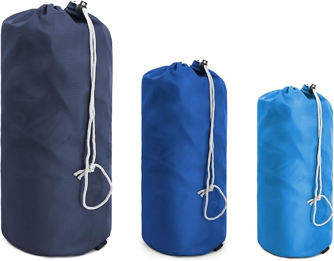 BeeGreen Stuff Sack for Backpacking Drawstring Storage Bag with Dust Flap