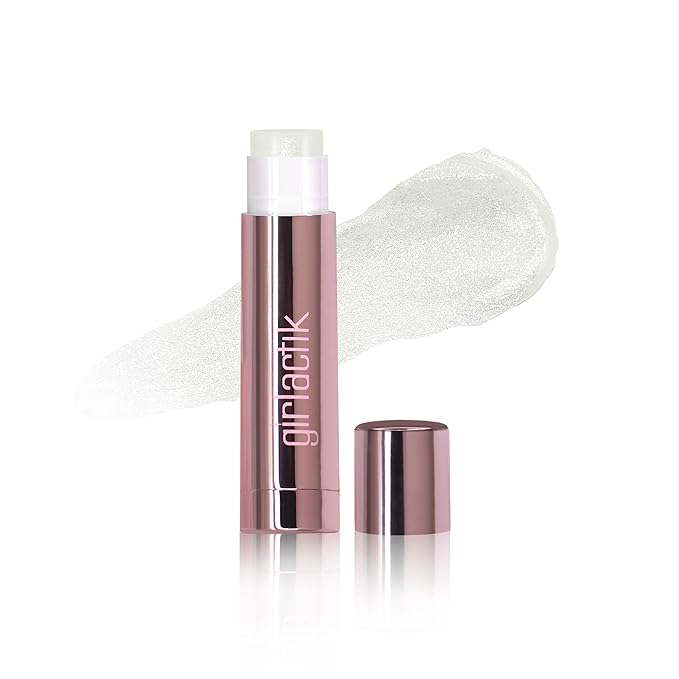 Girlactik Jello Gloss Balm – Hydrating Lip Gloss with Natural Shine, Pink Lemonade Scent, Moisturizing, and Smooth, Perfect for Everyday Lip Care with a Glossy Finish, 0.15 oz (Sparkliest)