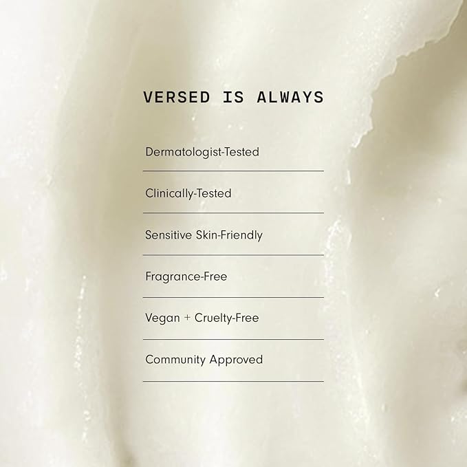 Versed Day Dissolve Cleansing Balm - Makeup Melting Balm Infused with Vitamin E + Eucalyptus Oil to Calm Skin - Oil Based Double Cleanser with Avocado + Jojoba (2.3 oz)