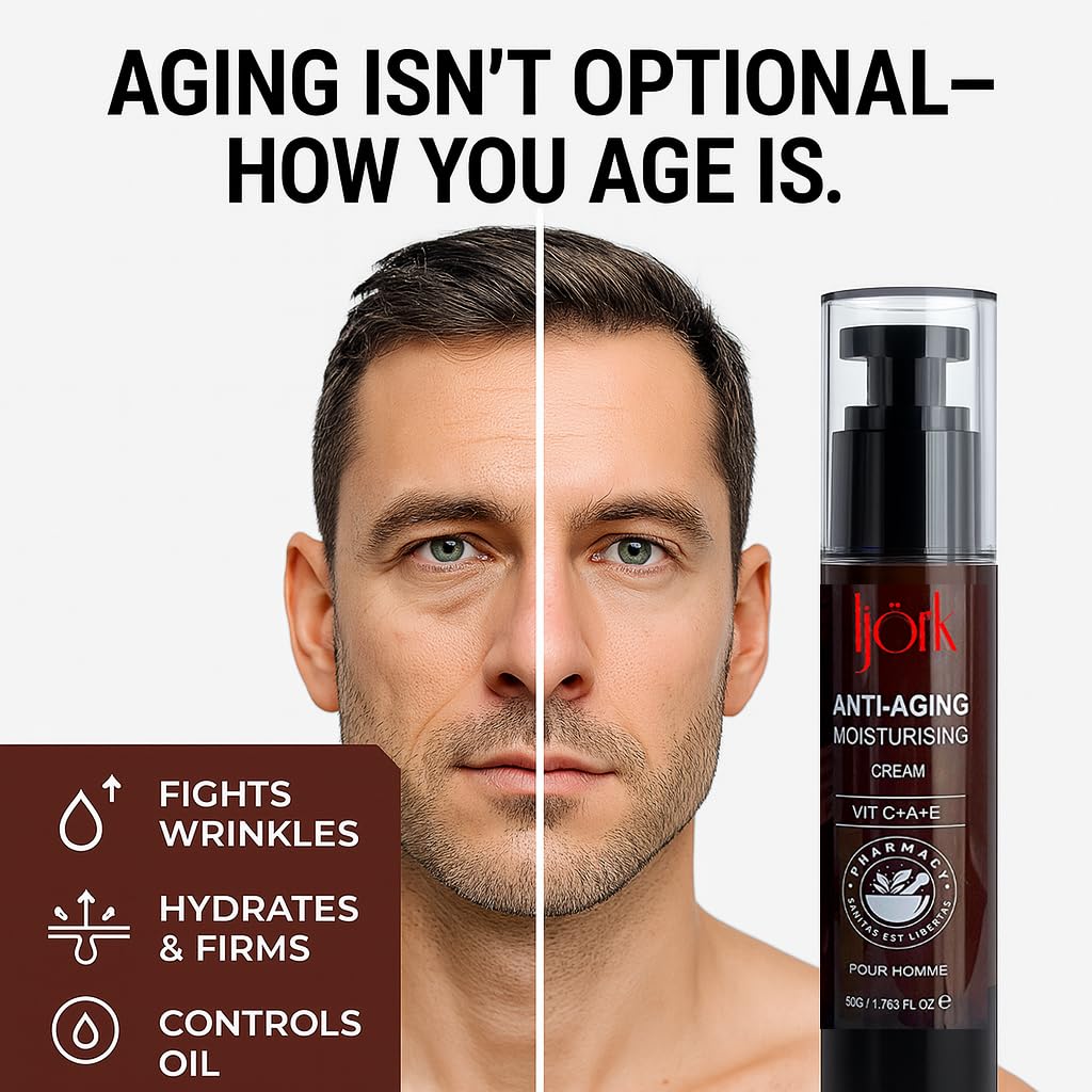 Men’s Anti-Aging Cream for Face and Neck | Male Anti Wrinkles Cream for Face and Neck