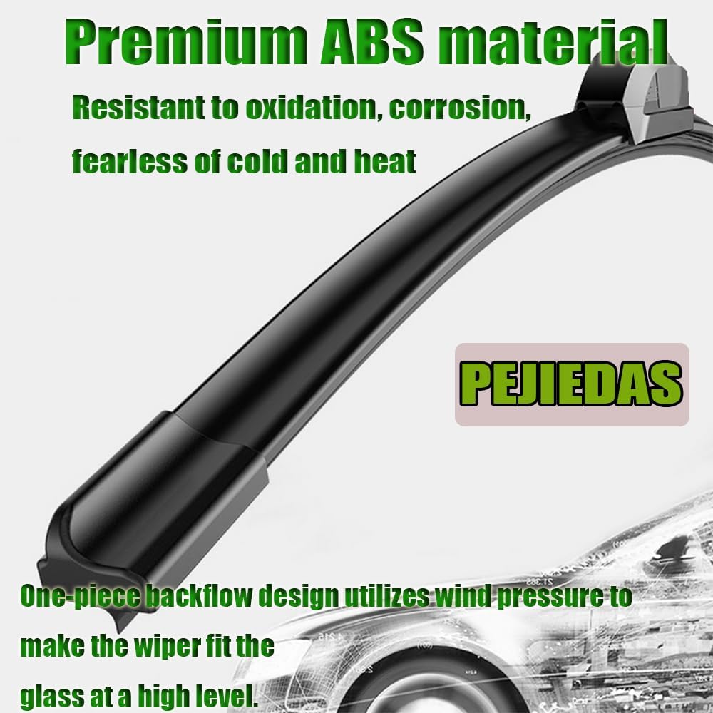 OEM Quality Front Wiper Blades, Replacement for 2016-2021 Honda Civic,2012-2017 Toyota Camry,2011-2021 Hyundai Sonata OE Original Style (26 Inch + 18 Inch Front Wiper Blades)
