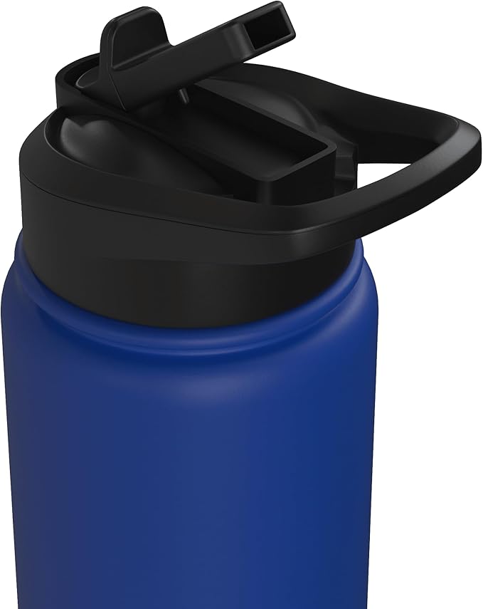 Vampire Dad Who Always Came Back With The Milk Retro Sunset Stainless Steel Insulated Water Bottle