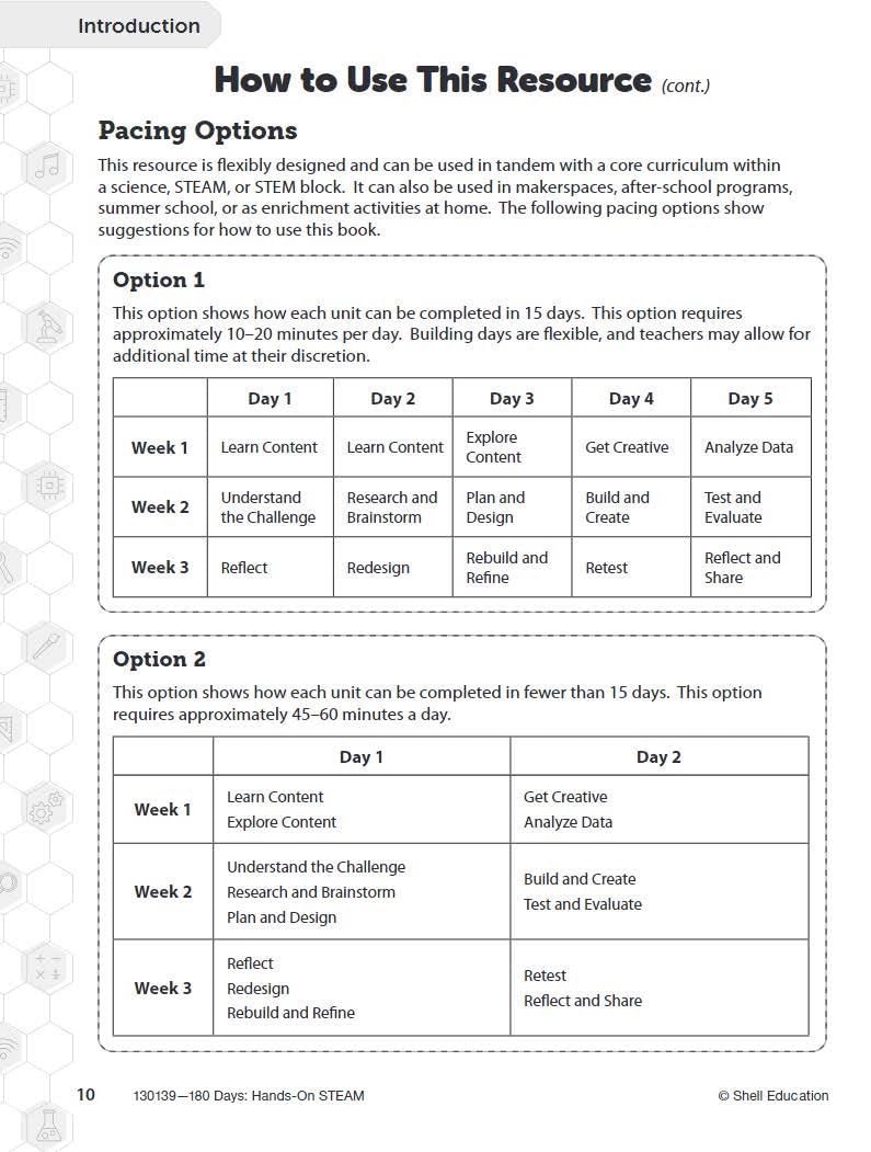 180 Days: STEM/STEAM for 6th Grade Practice Workbook for Classroom and Home, Cool and Fun Practice Created by Teachers (180 Days of Practice)