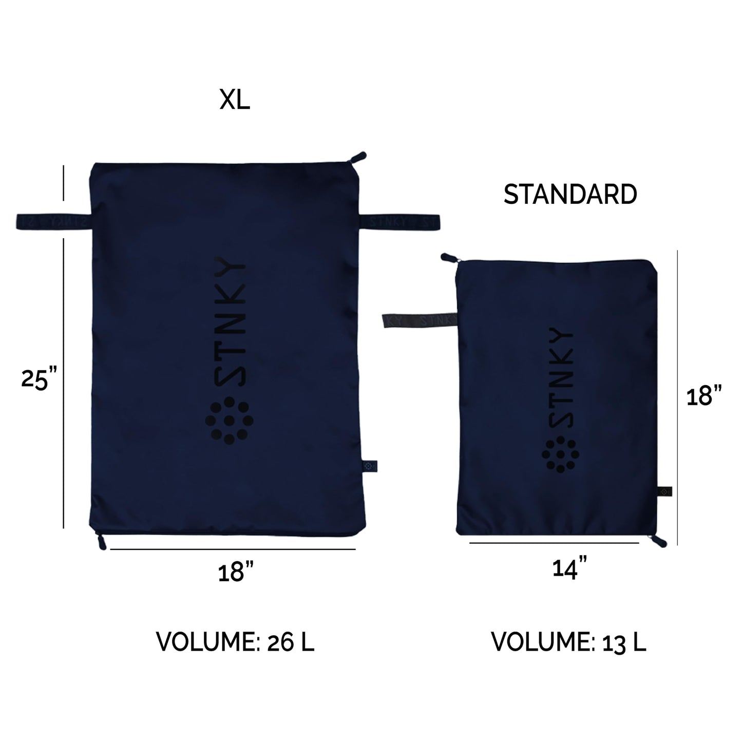STNKY Bag Pro - Laundry Bag - Wash Bag for Health Workers, Sports, Fitness & Travel
