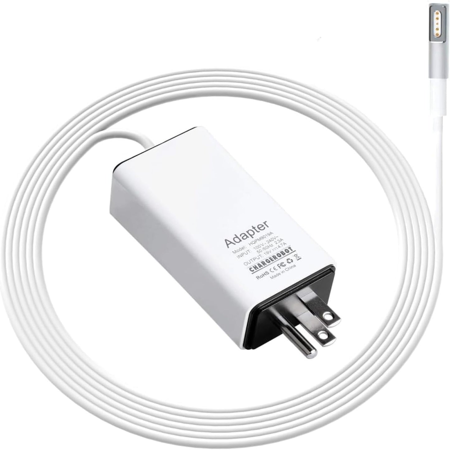 HJTPOWER 85W Mini Replacement Charger Compatible with Mac Book Pro 15 17" Before Mid 2012 Magnetic 1st-Gen L-Type A1286 A1211 A1290 A1297 A1226 A1175 A1150 A1343 A1229 A1151 A1172 AC Power Adapter