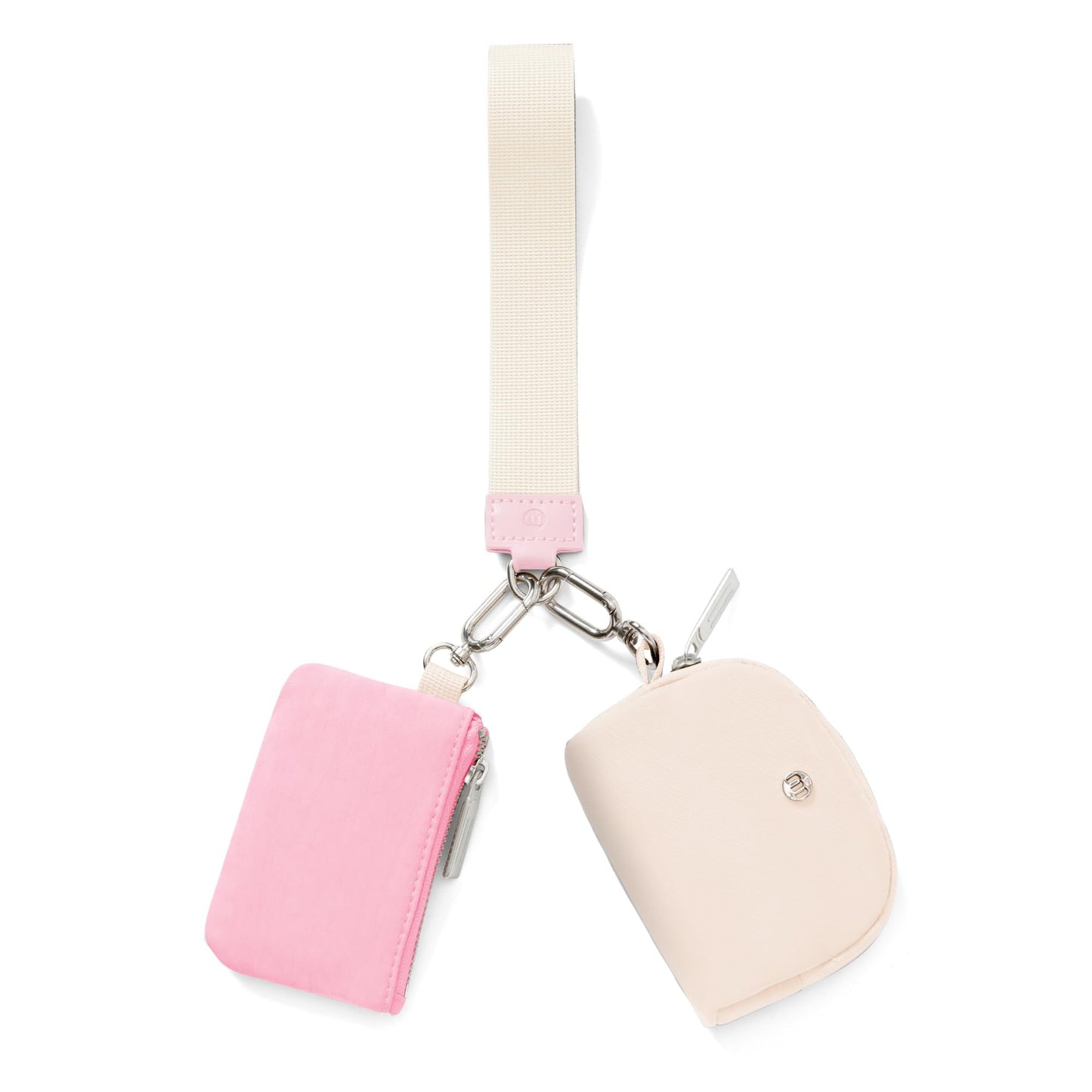 Mum's Memory Mini Zip Around Wristlet Wallet for Women Dual Pouch Wristlet Portable wallet Coin Purse Mini Women Coin Pocket