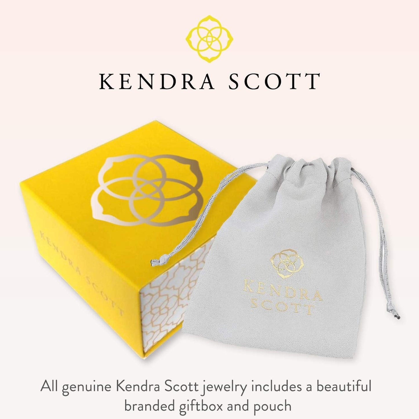 Kendra Scott Fern Pendant Necklace for Women, Dainty Fashion Jewelry, Bright Silver-Plated