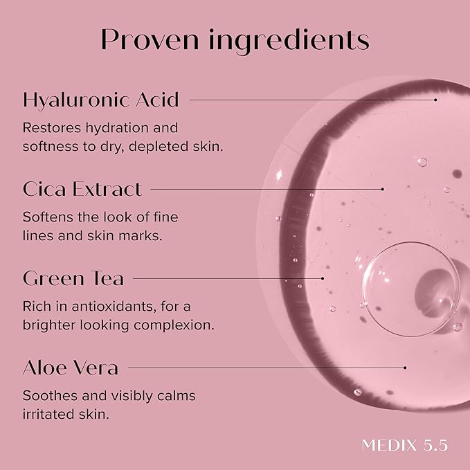 MEDIX Retinol Body Lotion + 3% Hyaluronic Acid Booster Serum Moisturizer 2PC Skin Care Set | Crepey Skin Care Treatment | Retinol Body Cream Targets Appearance Of Sagging Crepe Skin & Wrinkles, 2PC
