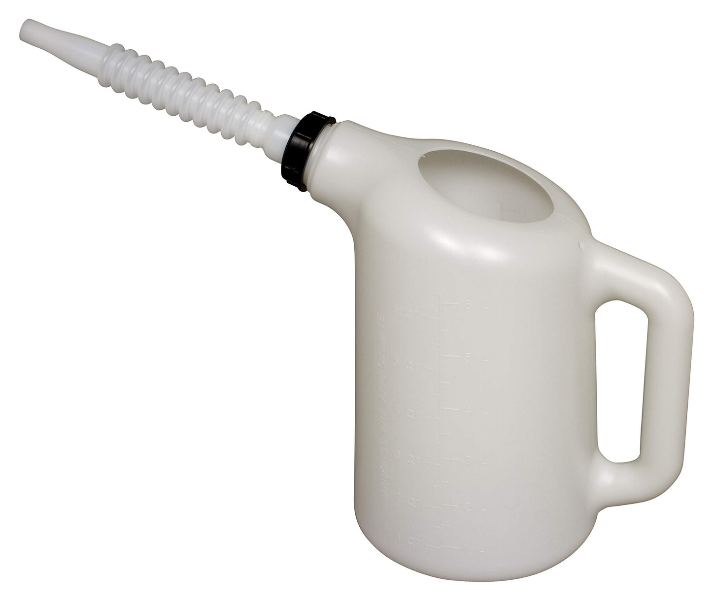 Lisle 19702 Dispenser with Lid and Cap - 8 Quart Capacity,White