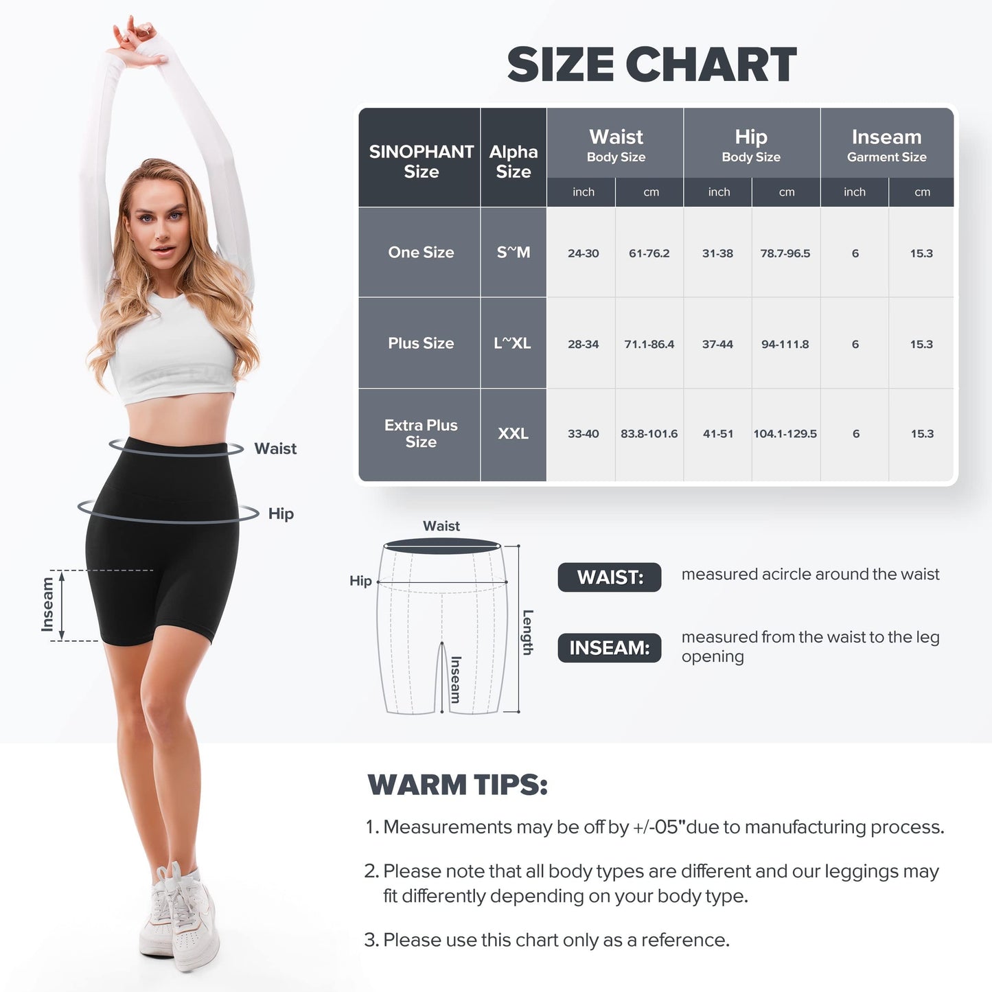 SINOPHANT High Waisted Women Biker Shorts - 6” Buttery Soft Elastic Tummy Control Shorts for Gym, Yoga, Workout(S-M,Leopard)