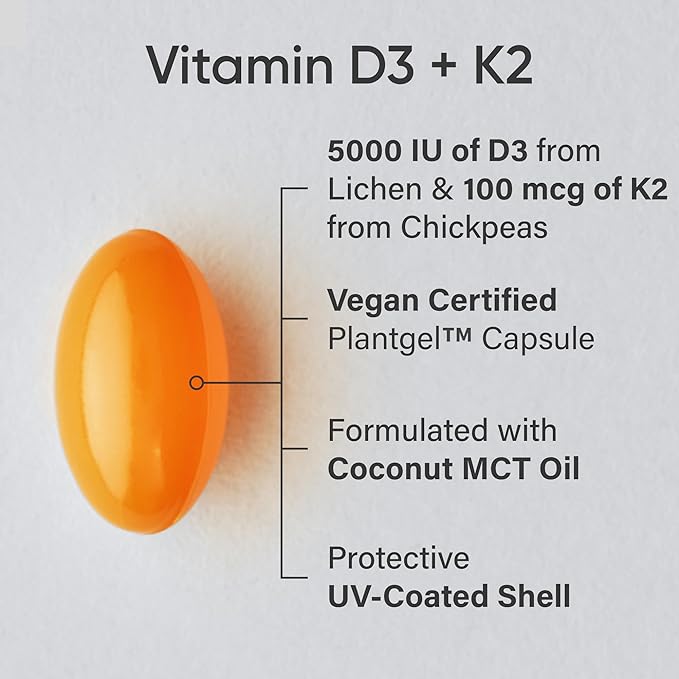 Sports Research Antarctic Krill Oil Omega 3 1000mg (with Phospholipids, Choline & Astaxanthin), Turmeric Curcumin C3 Complex (with Bioperine Black Pepper & Coconut Oil) & Plant Based Vitamin D3 + K2