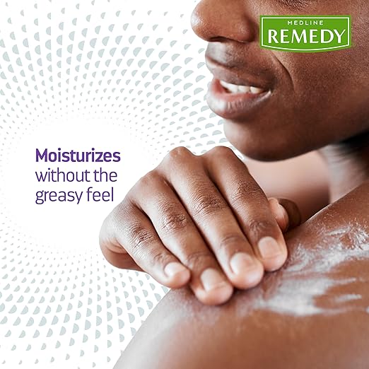 Medline Remedy Clinical Skin Cream Moisturizer, Unscented (4 fl oz), 12 Count Nourishing for Dry Skin, Paraben and Sulfate-Free Moisturizing Cream for Face and Body, Lotion for Sensitive Skin