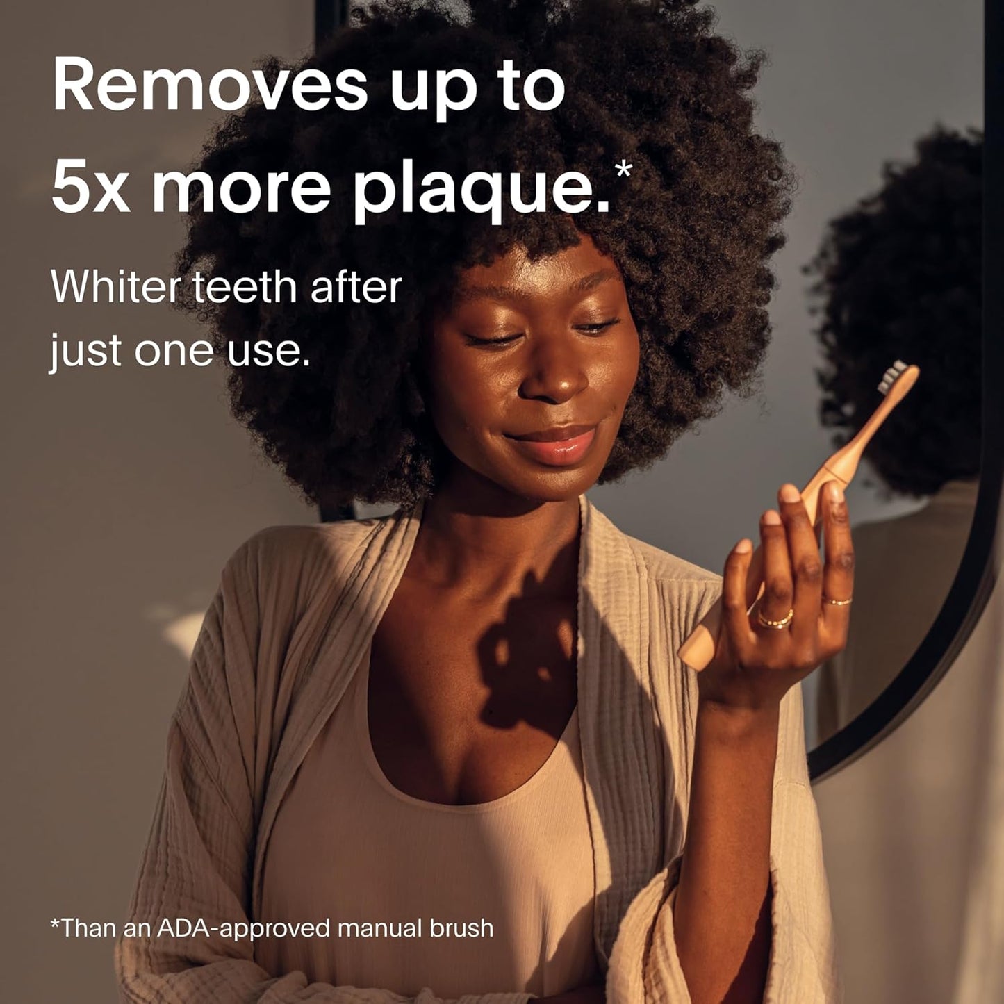 SURI 1.0 Sonic Electric Toothbrush | 40+Day Battery | Designed in California | Sustainable Electric Toothbrush for Adults | Travel Toothbrushes | Tooth Brush | Pink