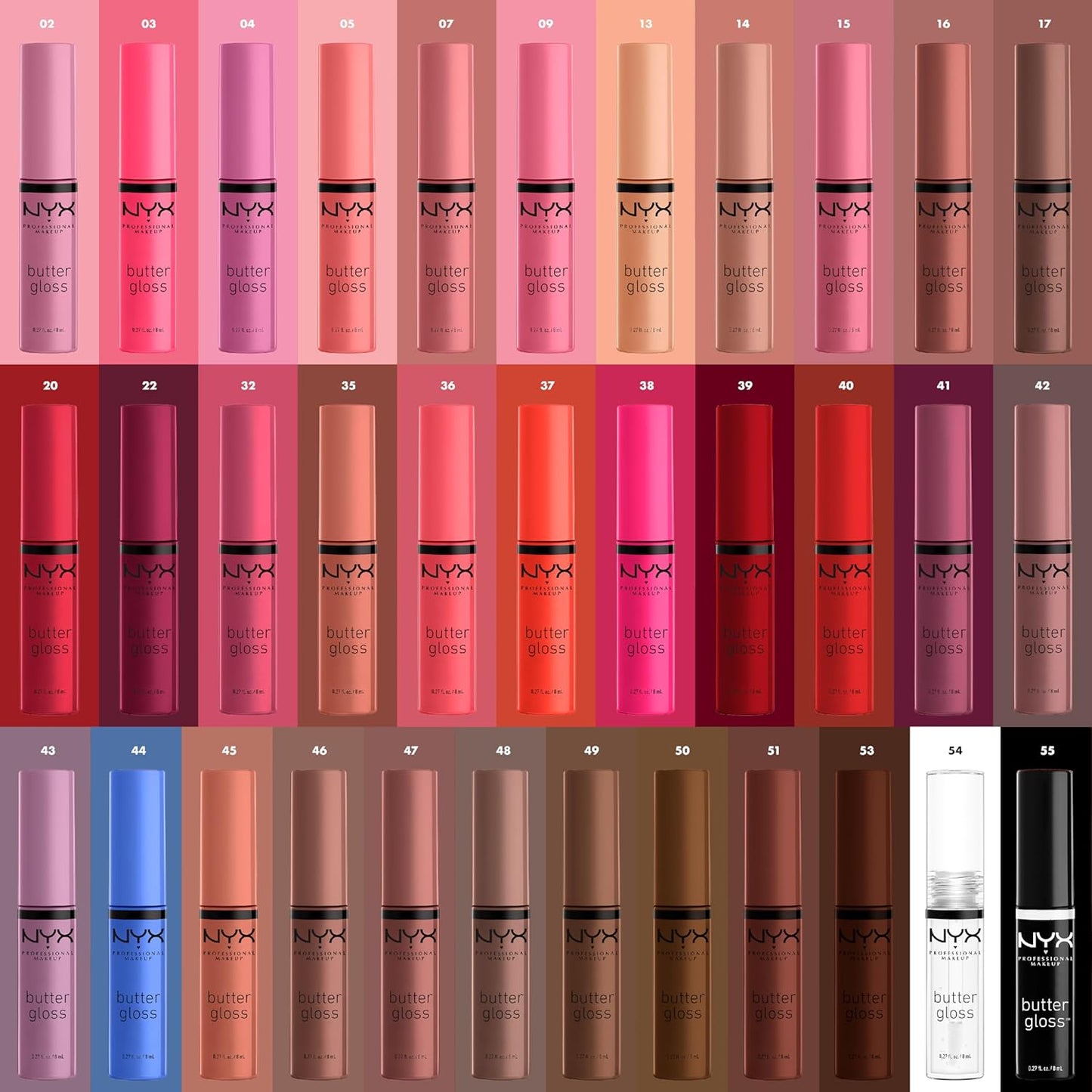 NYX PROFESSIONAL MAKEUP Butter Gloss, Non-Sticky Lip Gloss - Devil's Food Cake (Deep Plum)