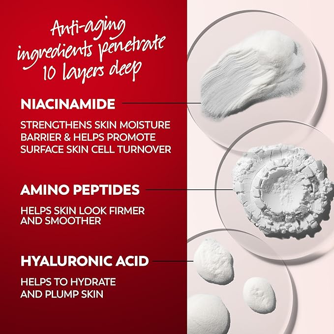 Olay Face Moisturizer, Regenerist Micro-Sculpting Facial Cream for Women - Instant Hydration, Anti-Aging, Anti-Wrinkle, Firming Skin Care - Hyaluronic Acid, Niacinamide, Amino Peptides, 1.7 Oz