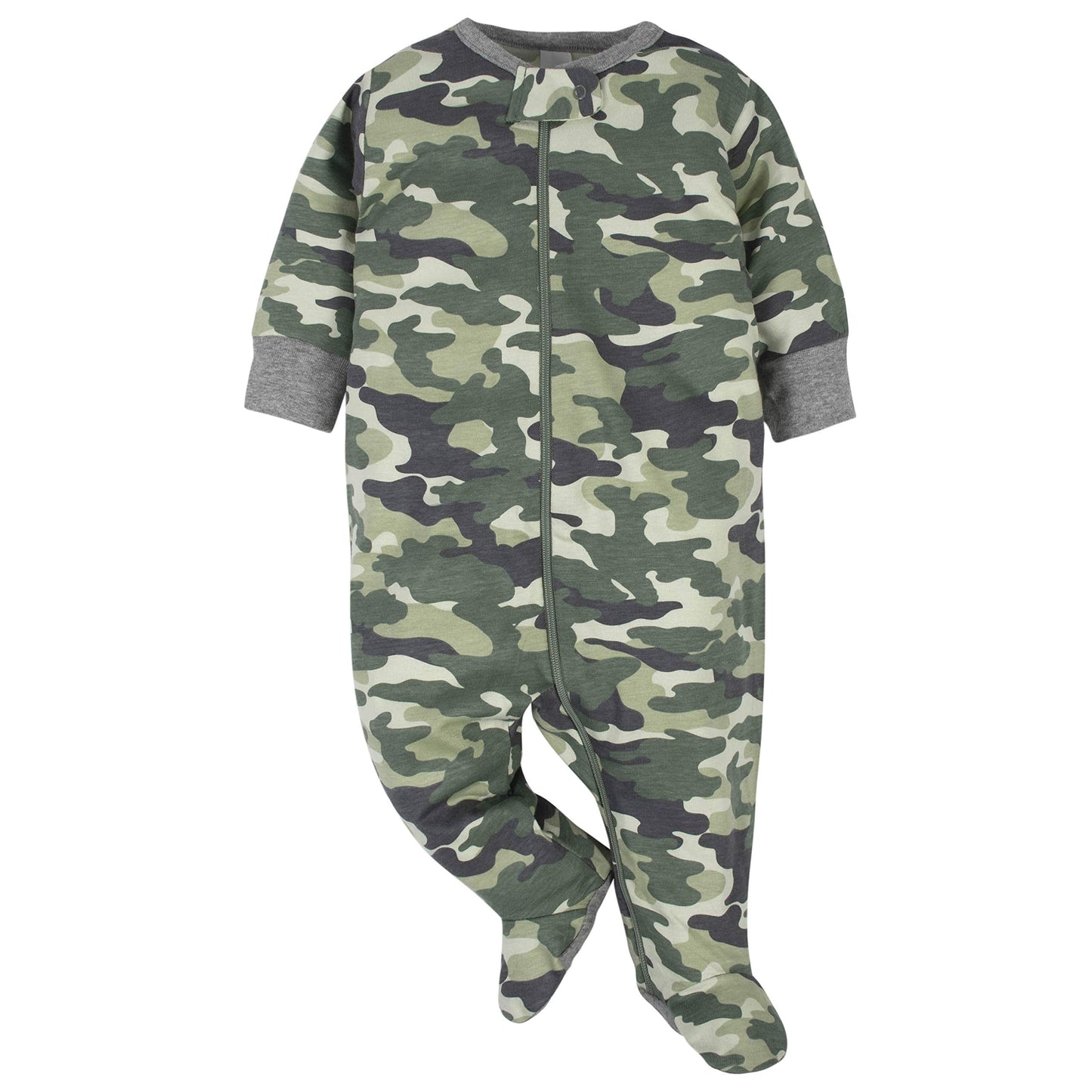 Gerber Baby Boys 2-Pack Sleep 'N Play Tiger/Camo 3-6 Months