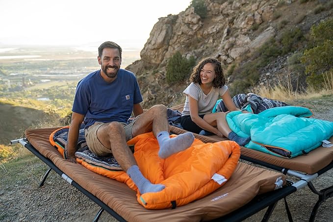 Teton Celsius Regular, -25F, 20F, 0F Degree Sleeping Bags, All Weather Bag for Adults and Kids, Camping Made Easy and Warm, Travel Sack Included