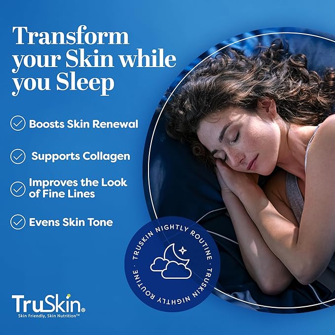 TruSkin Retinol Serum for Face – Gentle Anti-Aging Serum with Retinol, Hyaluronic Acid, Cica & Vitamin E for a More Youthful Feel – Skin Care Made to Improve Look of Fine Lines, Wrinkles, 2 fl oz
