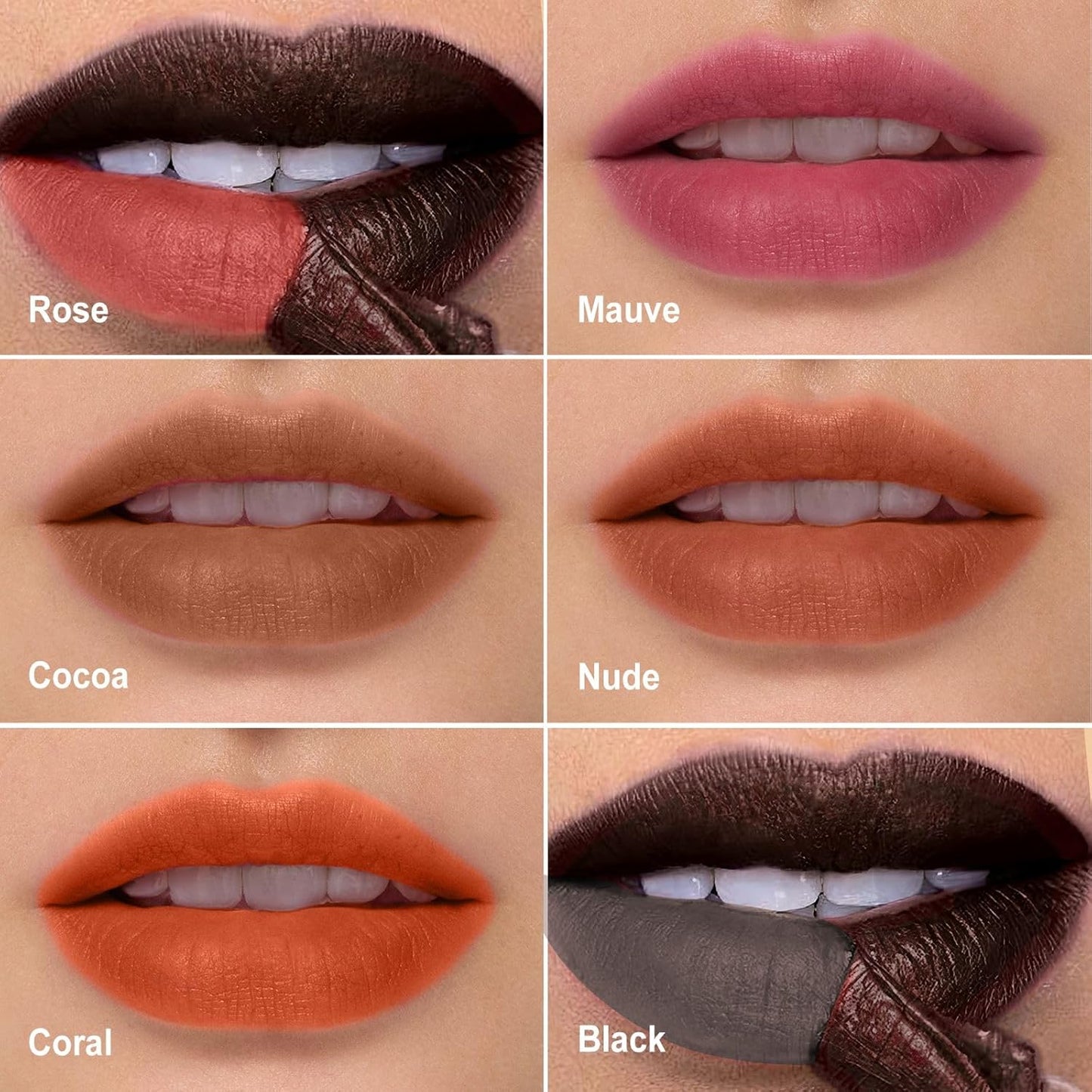 OETUIOW Lip Tint Stain Peel Off - Waterproof Lip Liner Stain, Moisturizing Long-Lasting Lip Stain, Create A Natural Lip Color, Enhancing Complexion for All Skin Types (Cocoa, 0.12 Fl Oz (Pack of 1))
