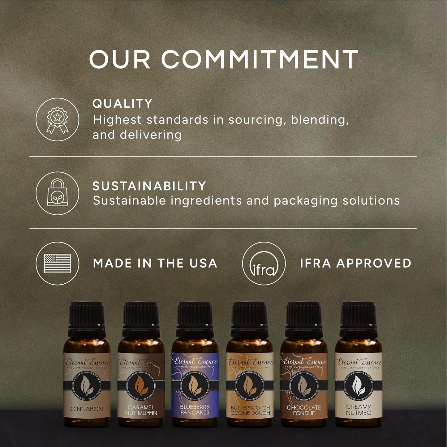 Eternal Essence Oils Fruity Set of 6 Premium Fragrance Oils - Includes Apple, Mango Madness, Honeydew Melon, Strawberry, Pear, and Grapefruit Scented Oil - 10ML
