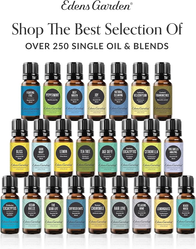 Edens Garden Sleep Ease Essential Oil Blend 100% Pure & Natural Best Recipe Therapeutic Aromatherapy Essential Oil Blends 118 ml (4 oz)